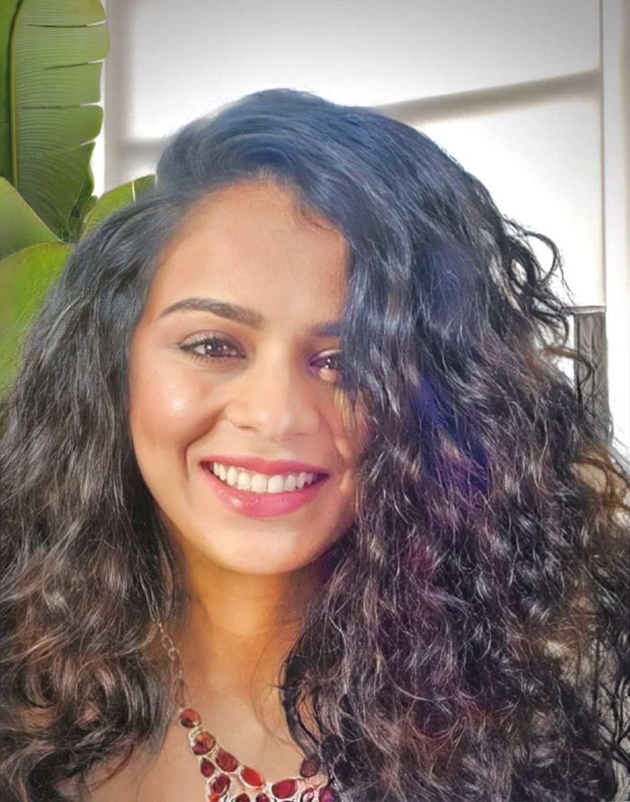 Portrait of Samah Damanhoori smiling